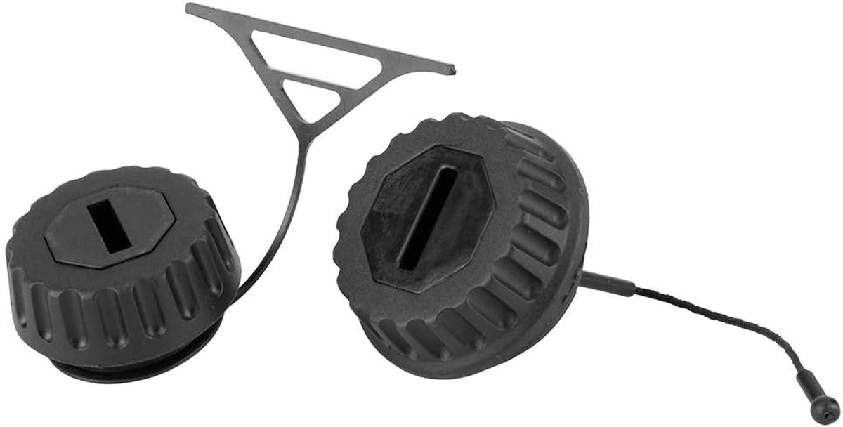 Kettingzaag Oliedop - Brandstofdop Kettingzaag - Onderhoud Kettingzaag - Sterk Plastic Materiaal - 5 cm Diameter - Zwart
