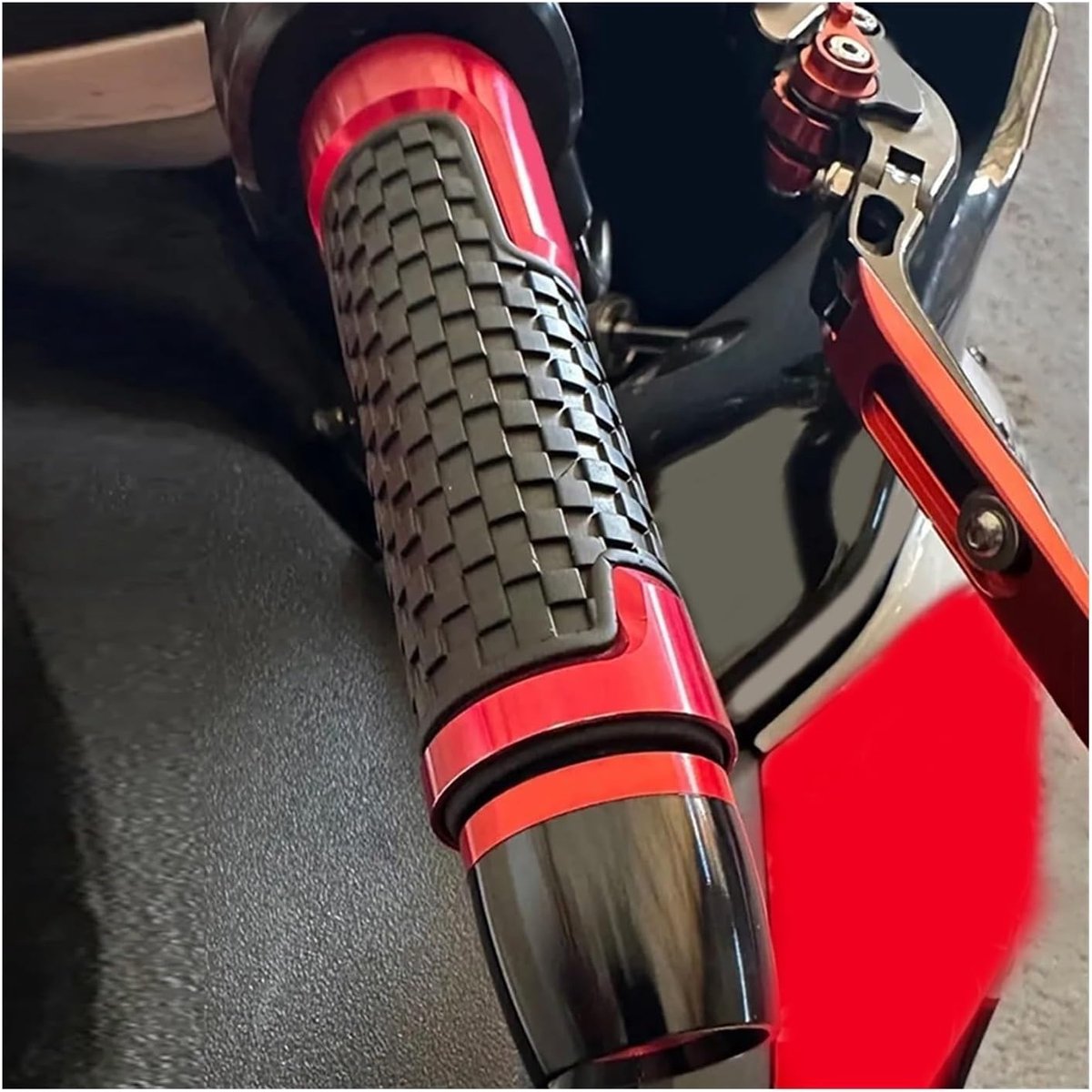 Stuureinden Motorfiets - Handvatgewichten Balans - Motor Stabiliseren - CNC Aluminium Constructie - 1 Paar - Goud
