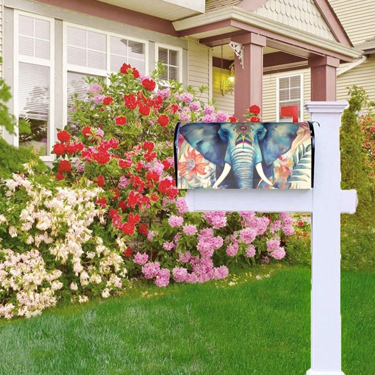 Brievenbushoezen - Brievenbusdecoratie - Tuin Aankleden - Magnetische Sluiting - 255 x 21 Inch - Multicolor