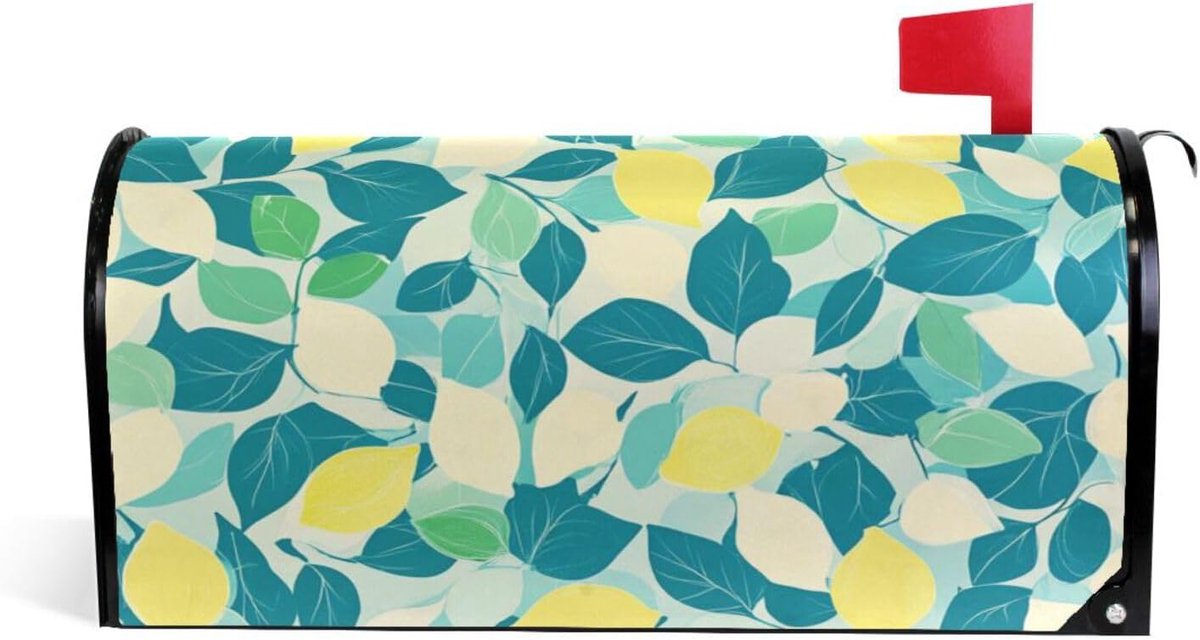 Brievenbus Covers - Magnetische Decoratie - Buiten Versieren - Weerbestendig Materiaal - Standaard Formaat - Gele Citroen