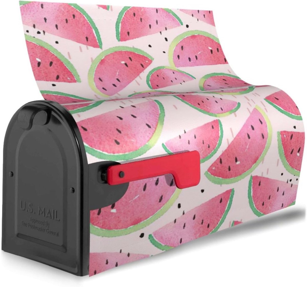 Brievenbushoes Decoratie - Magnetische Cover - Huis Verfraaien - Waterdicht Oxford Stof - 46 x 53 cm - Zwart