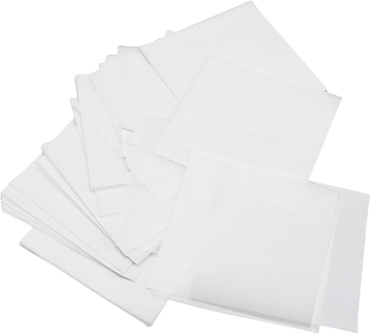 Analyseweegschaal Papier - Weegpapier Vellen - Nauwkeurig Wegen - Glad Oppervlak - 500 Stuks - Wit