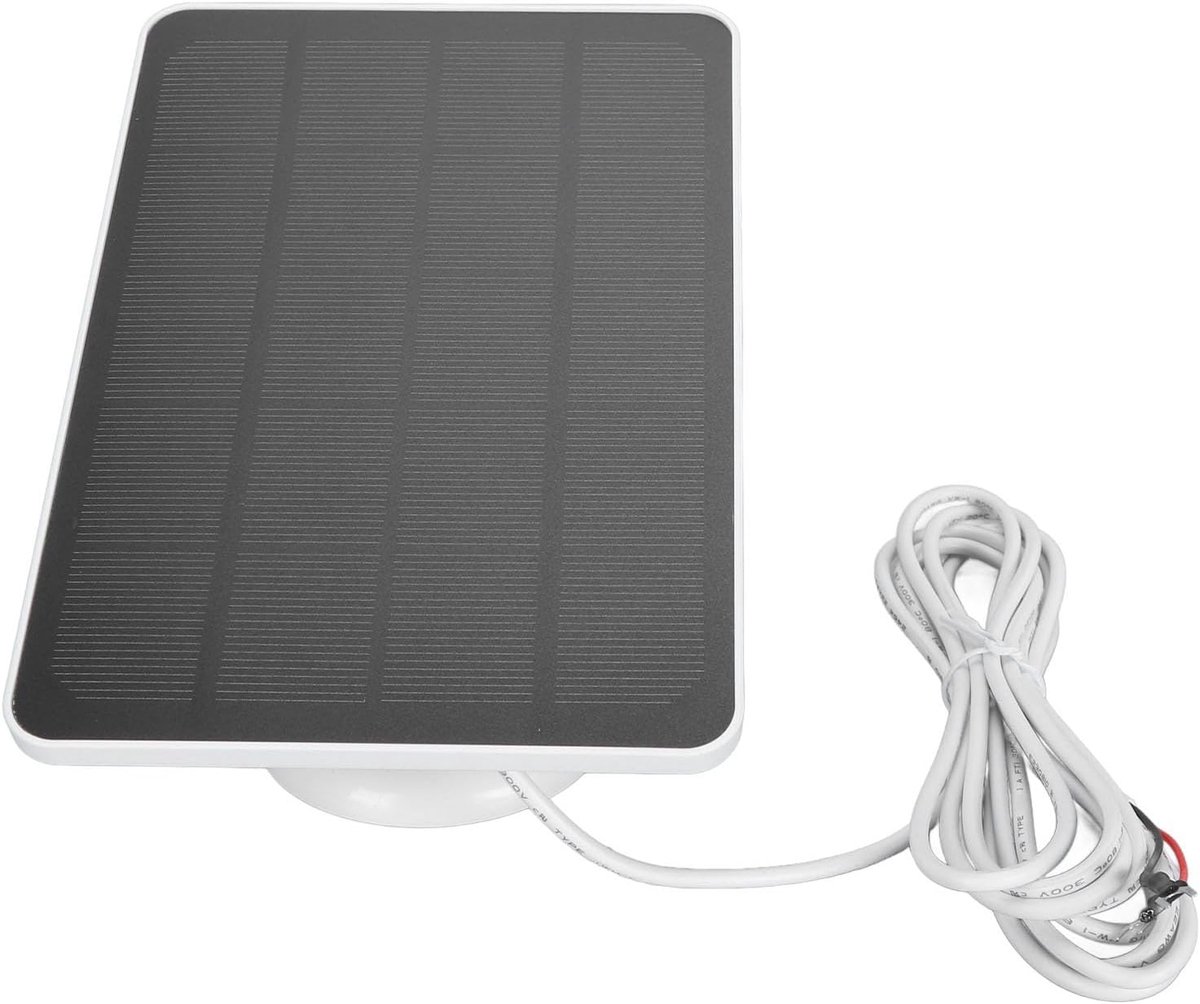Zonnepaneel Oplader - Laadpaneel Camera - Deurbel Opladen - Flexibele Installatie - 10W Vermogen - Zwart