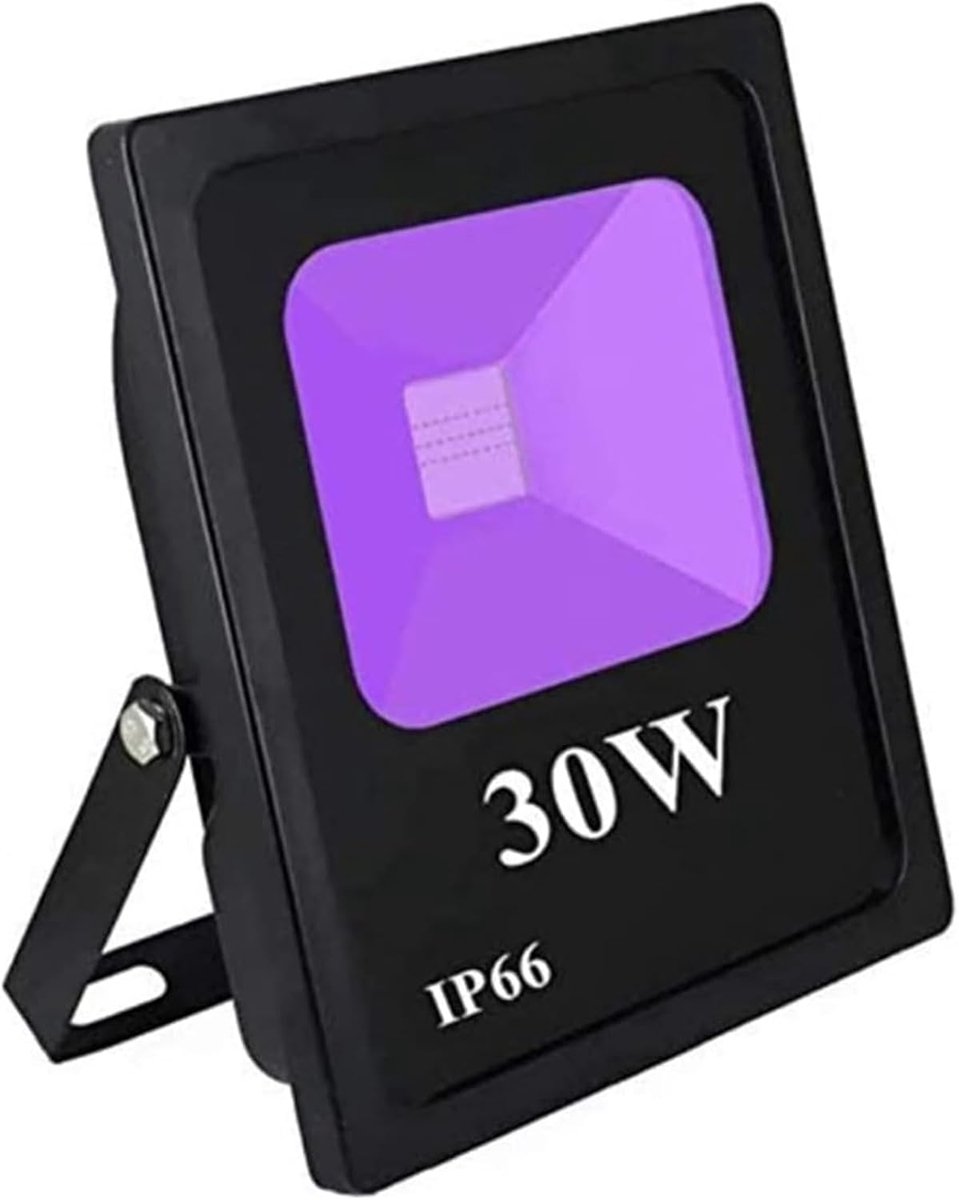 UV Blacklight Lamp - Zwarte Licht Lamp - Feestverlichting - IP66 Waterdicht - 80W - Zwart