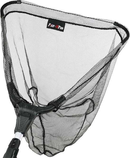 Schepnet Set - Visvanger - Vissen Vangen - Telescopisch Net - 50x50cm 100x30cm - Zwart — afbeelding 3