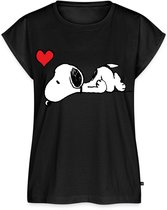 Peanuts Snoopy In Love Liefde Hart Vrouwen Premium Bio Top