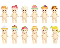 Sonny Angel Minifiguur - Verzamelfiguur Baby - Cadeau Verrassing - Thema Zoetigheden - 7.5-9.5 cm - Roze