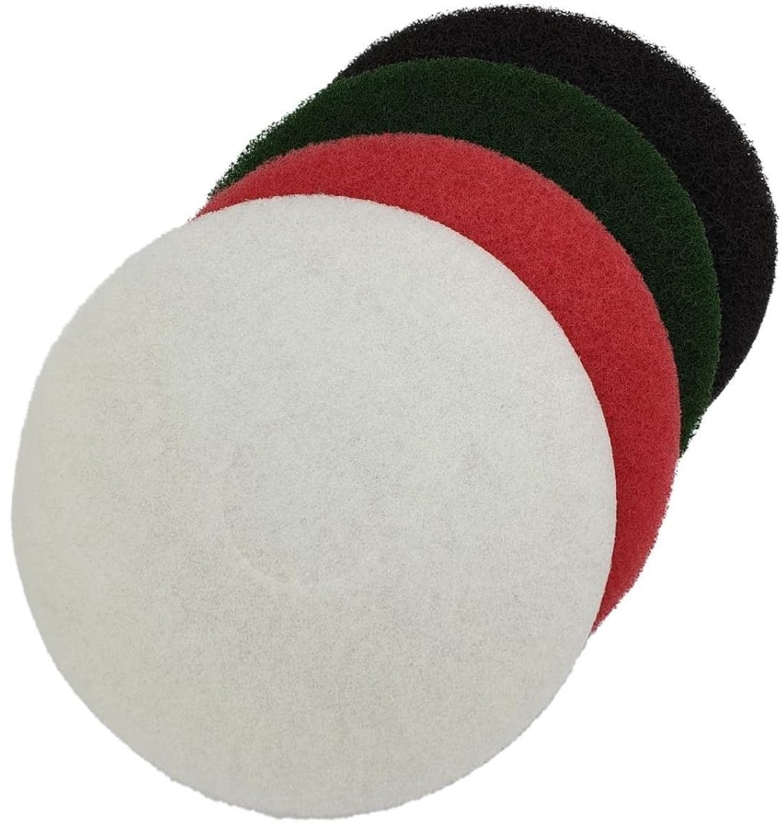 Pad Schijf - Reinigingsschijf - Glanzende Vloeren - Hoge Vuilabsorptie - 406 mm - Zwart