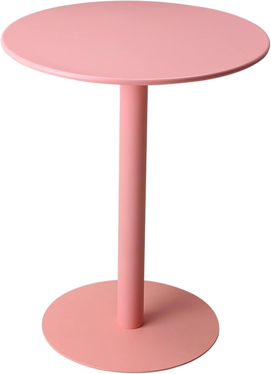 Ronde Bartafel - Cocktailtafel Pubtafel - Kleine Ruimte - Ruimtebesparend Ontwerp - 16 Inch - Zwart
