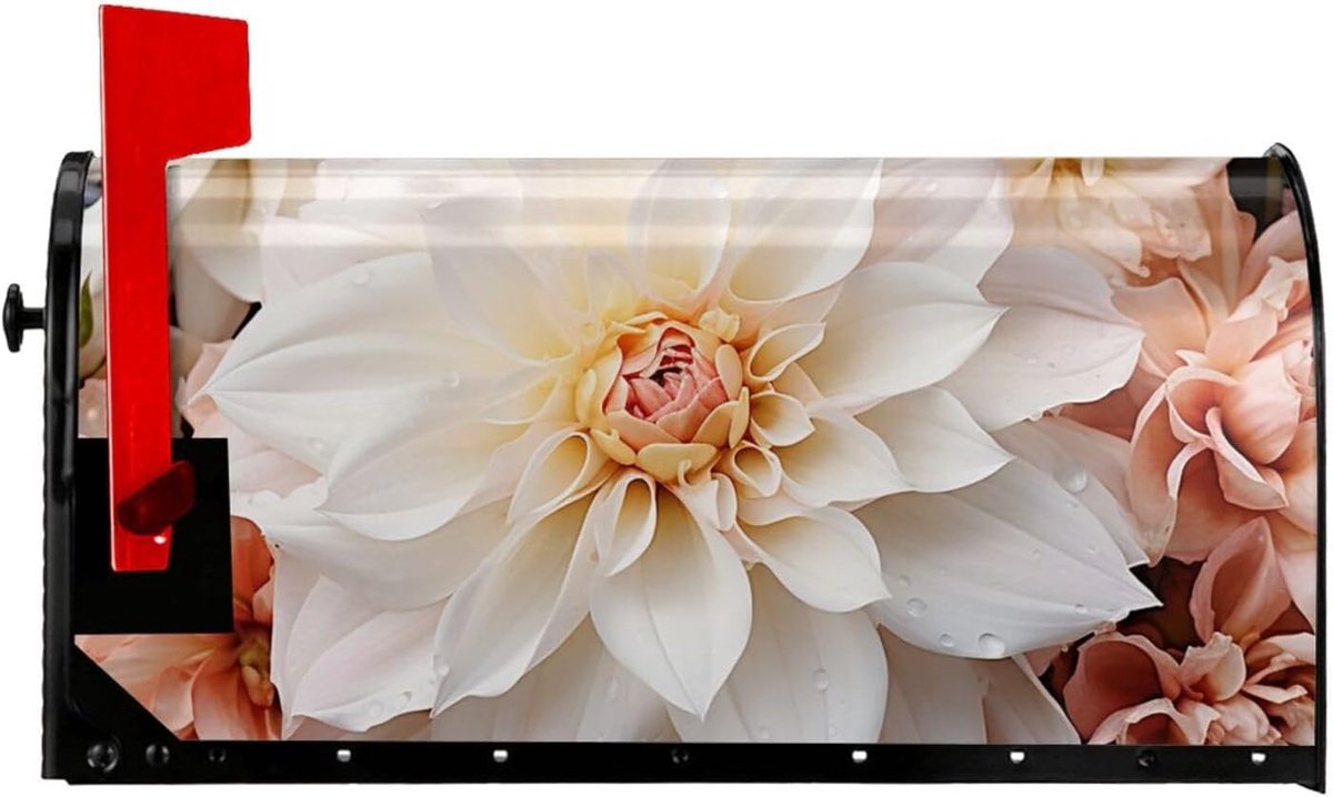 Brievenbus Cover - Post Decoratie - Huis Verfraaien - Magnetische Bevestiging - Standaard Maat - Wit