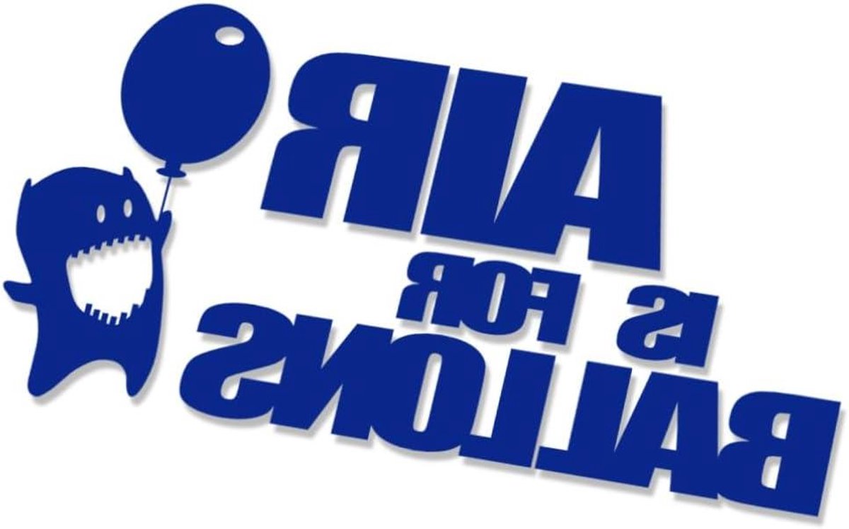 Vinyl Sticker - Auto Sticker JDM - Voertuig Decoratie - Met Luchtkanaal - 13x6cm - Blauw