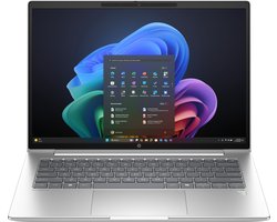 HP ProBook 4 G1q Next Gen AI PC Copilot+ PC Snapdragon X1-26-100 Laptop 35,6 cm (14") WUXGA 32 GB LPDDR5x-SDRAM 512 GB SSD Wi-Fi 7 (802.11be) Windows 11 Pro Zilver