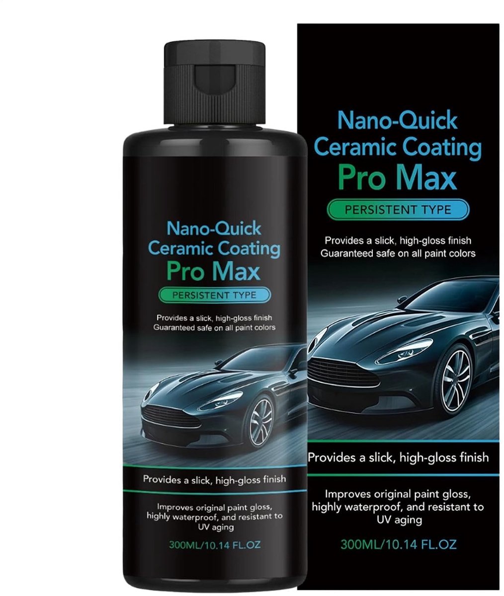 Keramische Coating - Nano Hydrofoob - Auto Beschermen - Waterafstotende Laag - 300 ml - Transparant