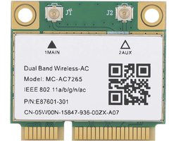 Netwerkkaart - Wifi Adapter - Draadloos Internet - Dual Band Bluetooth - Mini PCI-E - Niet Van Toepassing