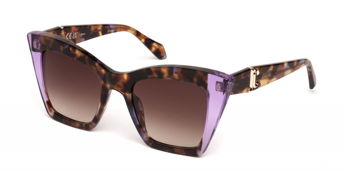Just Cavalli SJC106V Avana marrone/viola lucida 52/21/140 WOMAN Zonnebrillen