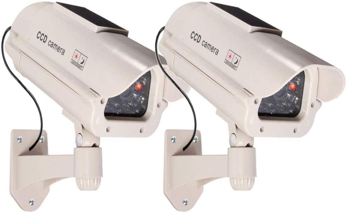 Grote Dummy Camera op Zonne-energie - Waterdicht - Voor Binnen en Buiten