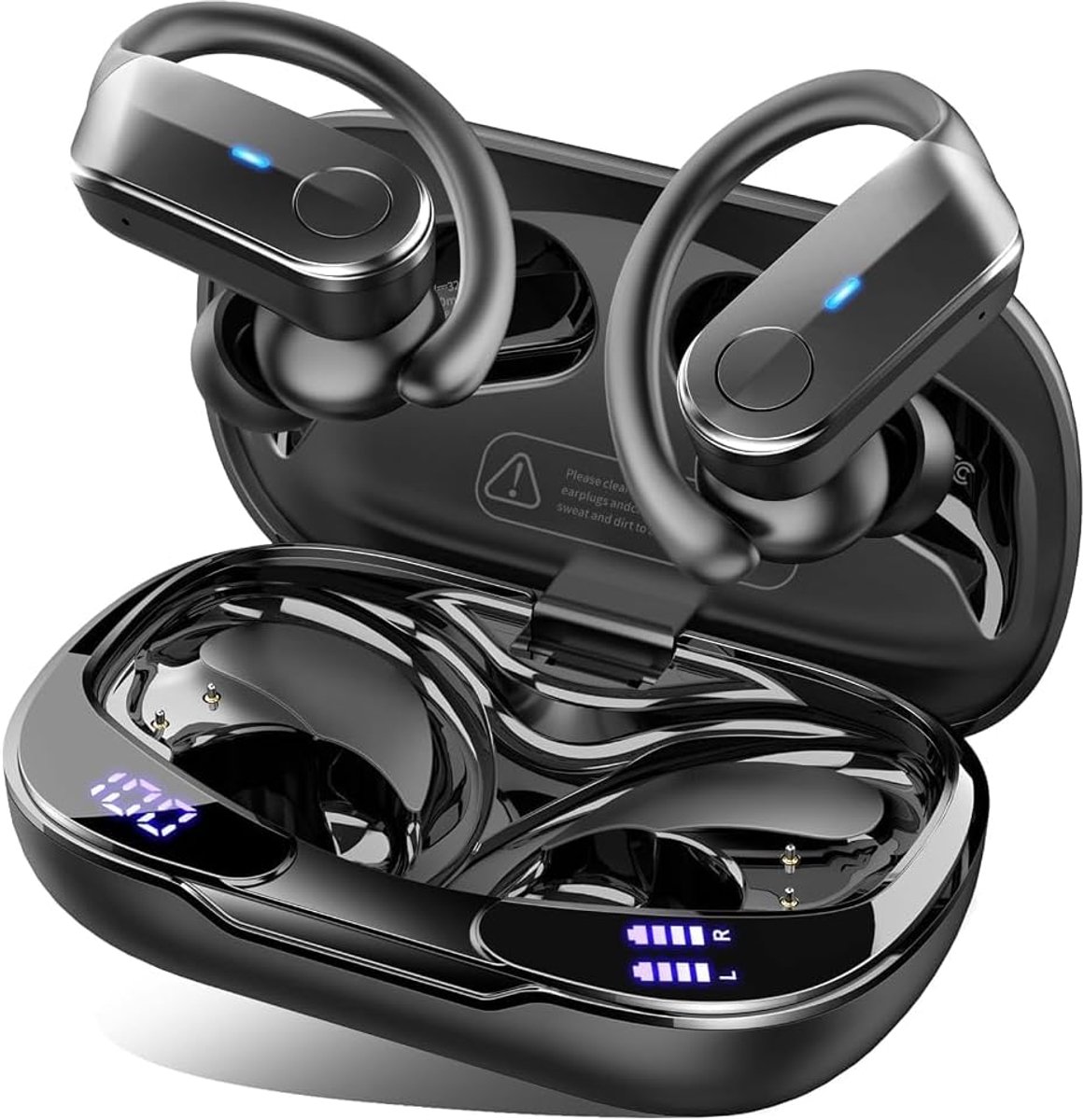 Draadloze Bluetooth-hoofdtelefoon - Ergonomisch design - IPX8 waterdicht - 70 uur batterijduur - ShopVlot