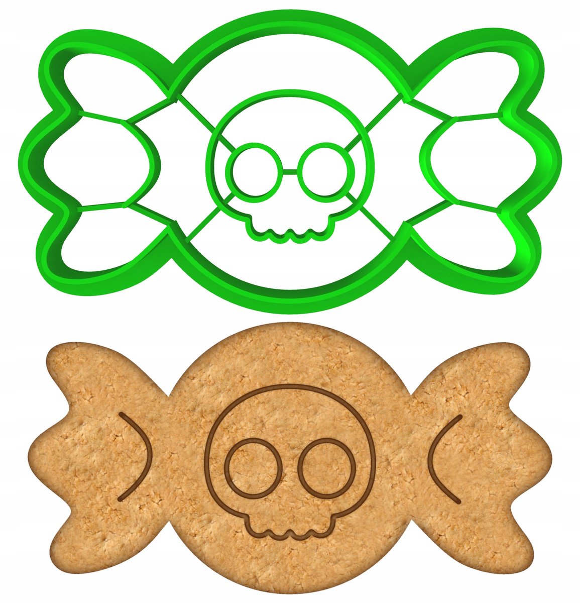 Halloween Snoepjes Koekjesvorm - 8,1cm PETG
