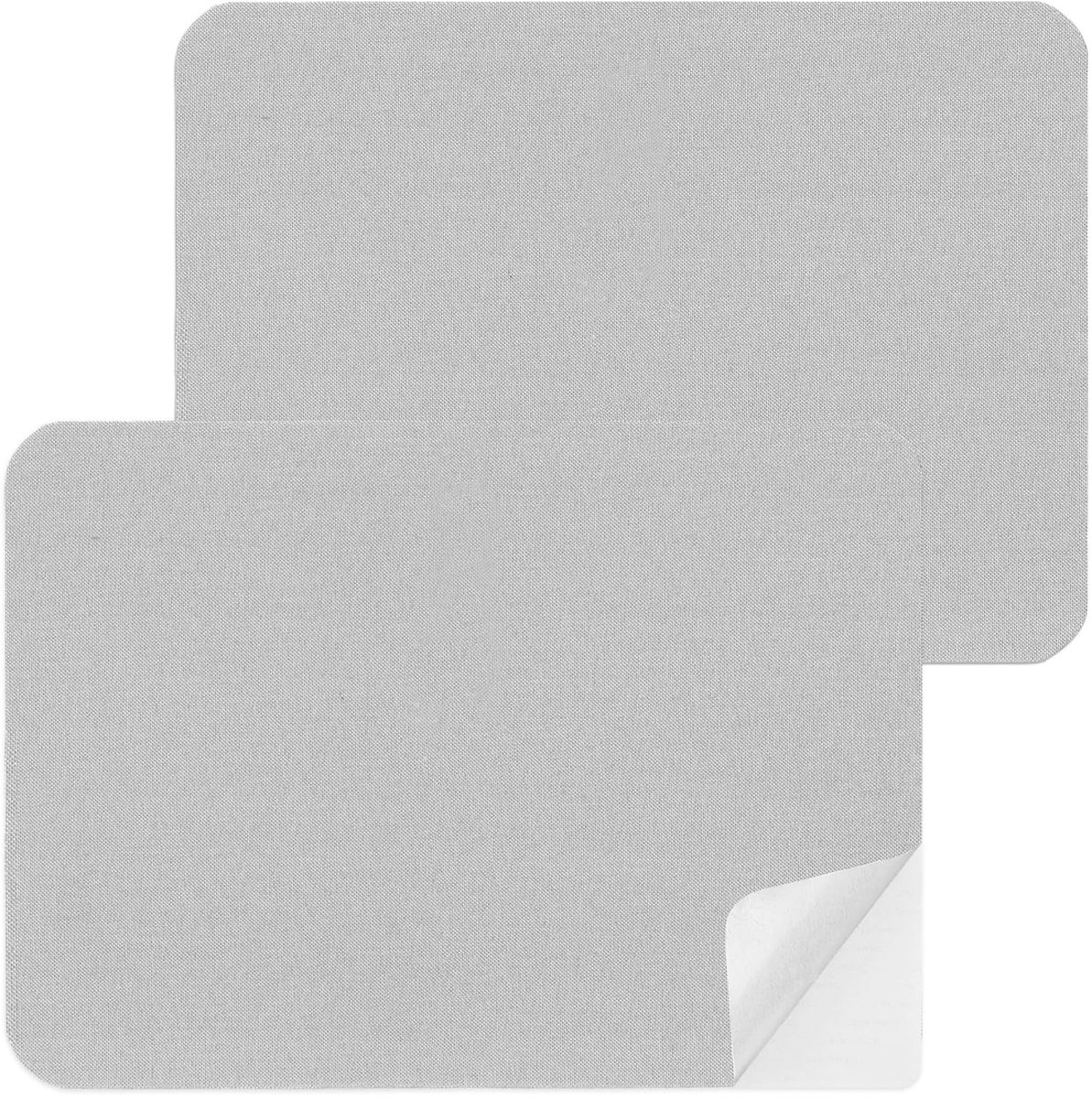 Reparatieset tentdoek - Lichtgrijs - 28 x 20 cm - Zelfklevende waterdichte canvas reparatiepatch voor stoffen