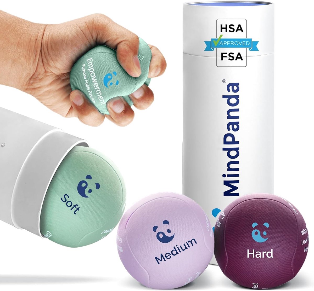 Krachtgevende Gel Stressbal - Roze - 3-in-1 - Geparfumeerd voor Extra Focus - Voor Stress & Angst Verlichting