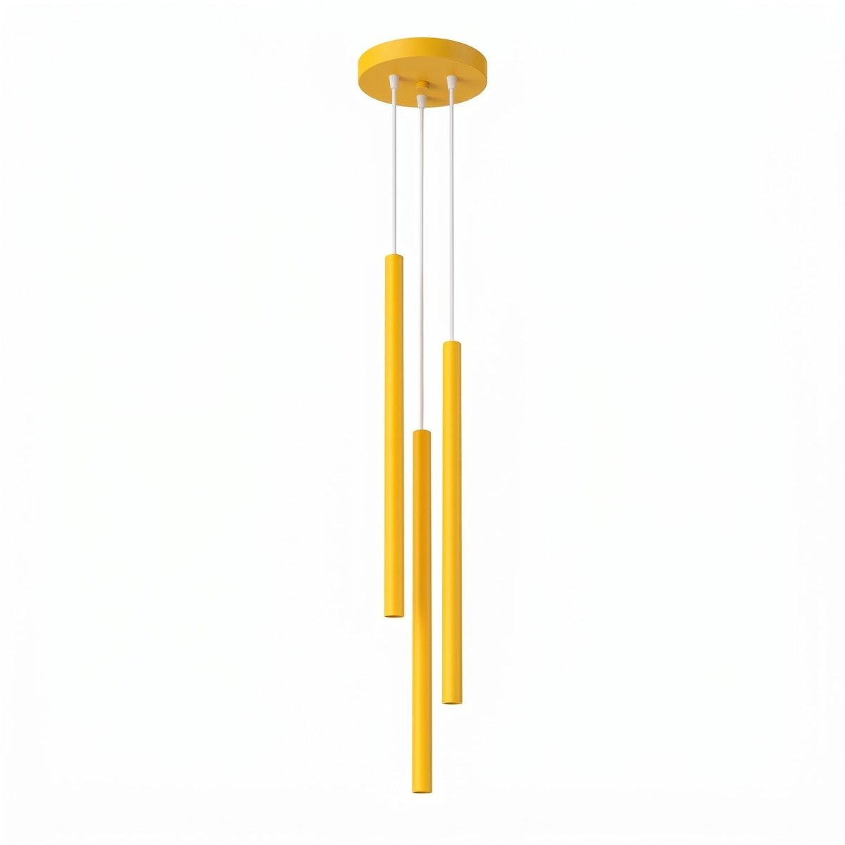 Sollux Lighting Hanglamp PASTELO - G9 - geel - staal - 19.5x19.5x115cm