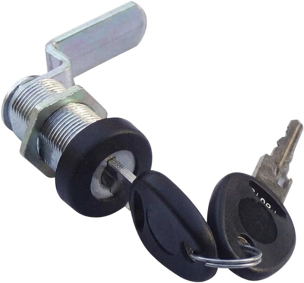 CR-MOESANCO® Safety Lock for Mailbox, Baul Caravan, Box, Stainless Steel, Cabinet etc. with 2 Keys - ShopVlot