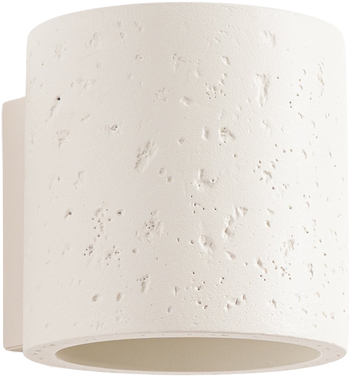 Sollux Lighting Wandlamp Orbis - G9 - beige - concreet - 10x12x10cm