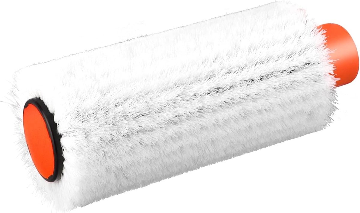 Elektrische schoonmaakborstel - Wit - Telescopisch - Nylon Borstelkop - Voor PV-installaties en Ramen