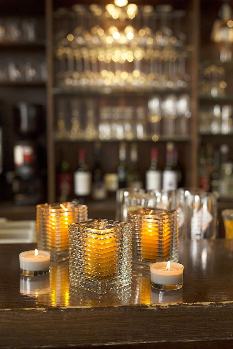 Refill candles Clear 24 pieces - Candles in plastic sleeve - approx. 24 hours burning time - ShopVlot