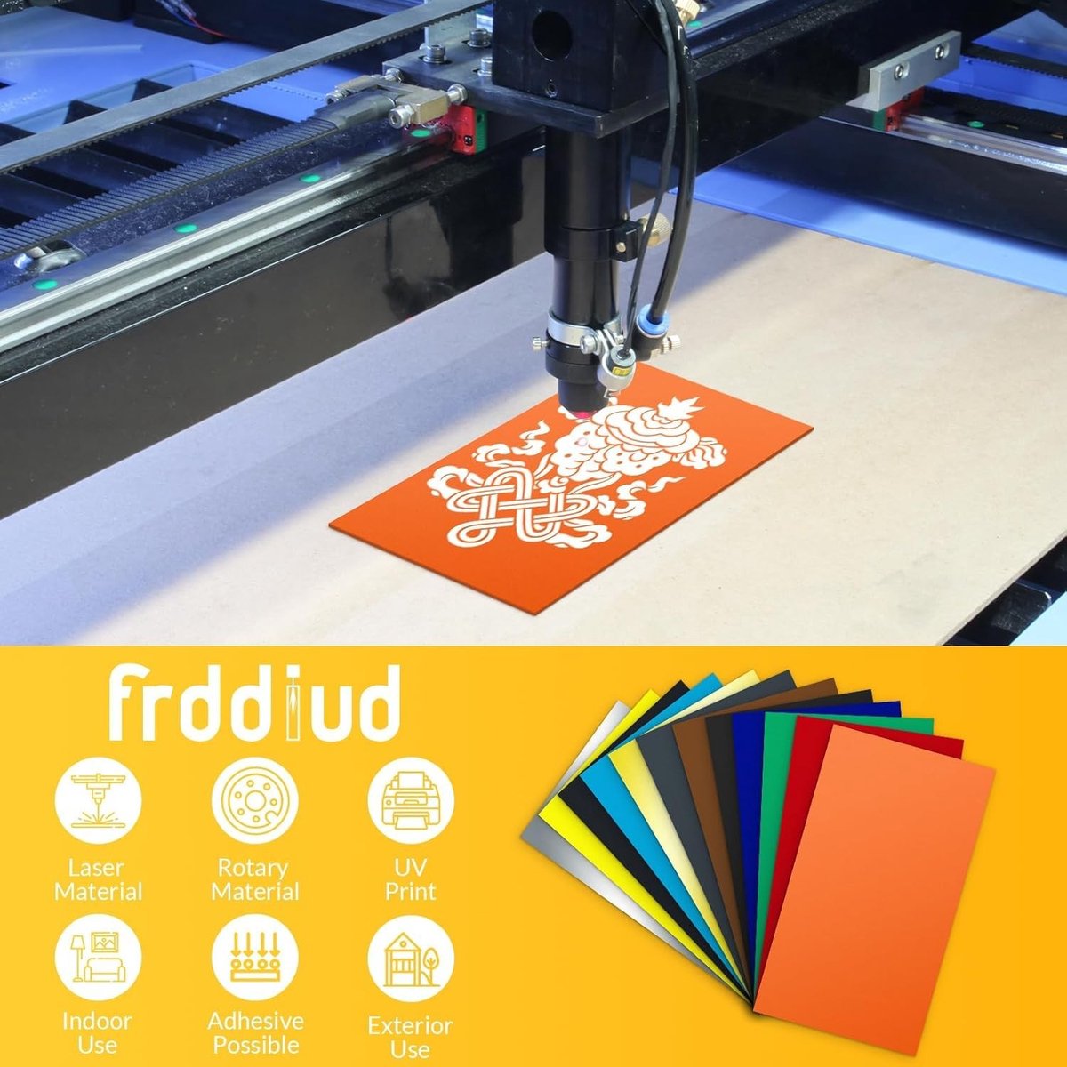 Acryl Lasergraveerplaten - Laserwit - 30,5 x 16,5 cm - Duurzaam Kunststof voor Creatieve Projecten