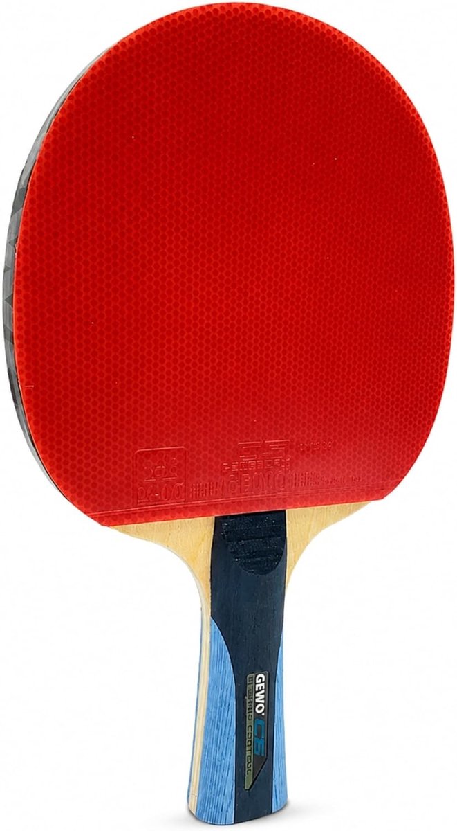 Tafeltennisnetje voor elke tafel - Professioneel Tafeltennisracket - Concaaf Handvat - 1,8 mm Spons - Met Hoge Spin en Controle