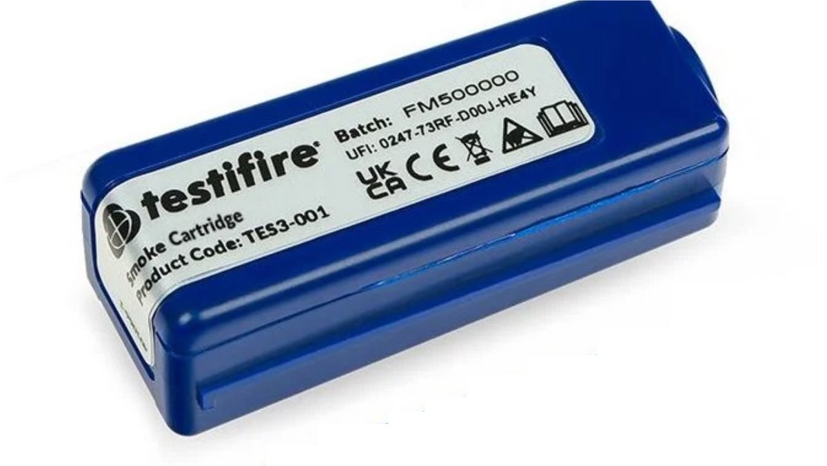 Testifire TES3-001 Rook Capsule 1 stuk - XTR2 Vervangingscapsule voor Digitaal Conform Testen