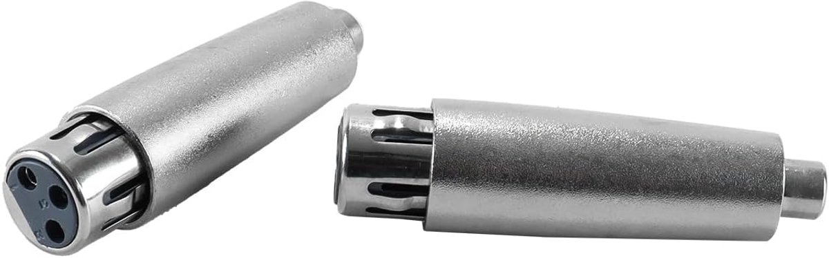 Ludom 2 stuks XLR naar audio microfoon adapter 3-pins extend adapter voor audio microfoon video converter - ShopVlot