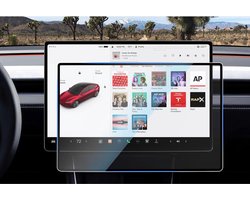 CDEFG Tesla Model Y Juniper Navigation Protective Film for 2025 2026, Tempered Glass, QHD, 16 Inches - ShopVlot