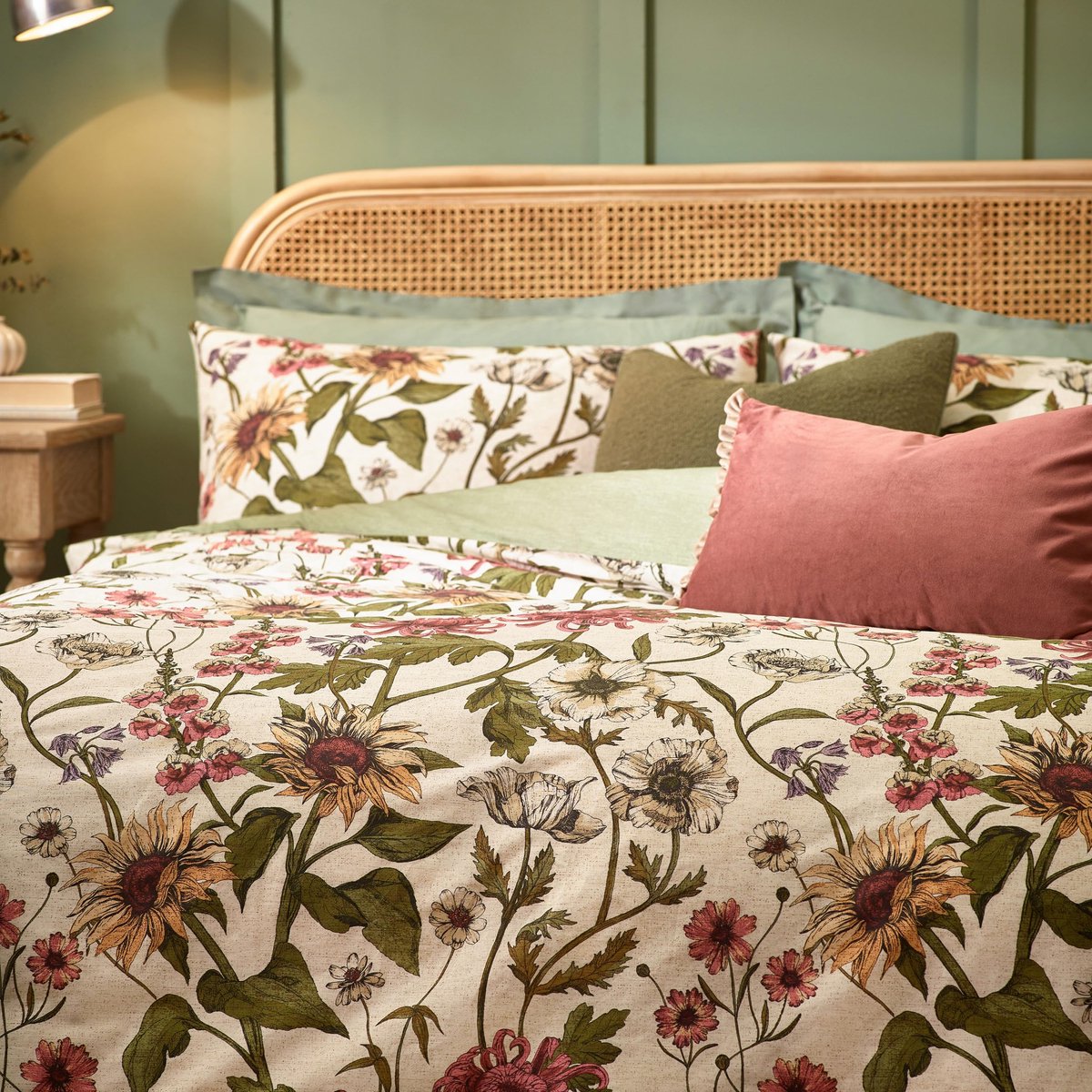 Eenpersoons dekbedset - Wylder Nature Wallflower - Katoen - Ademend en comfortabel - ShopVlot