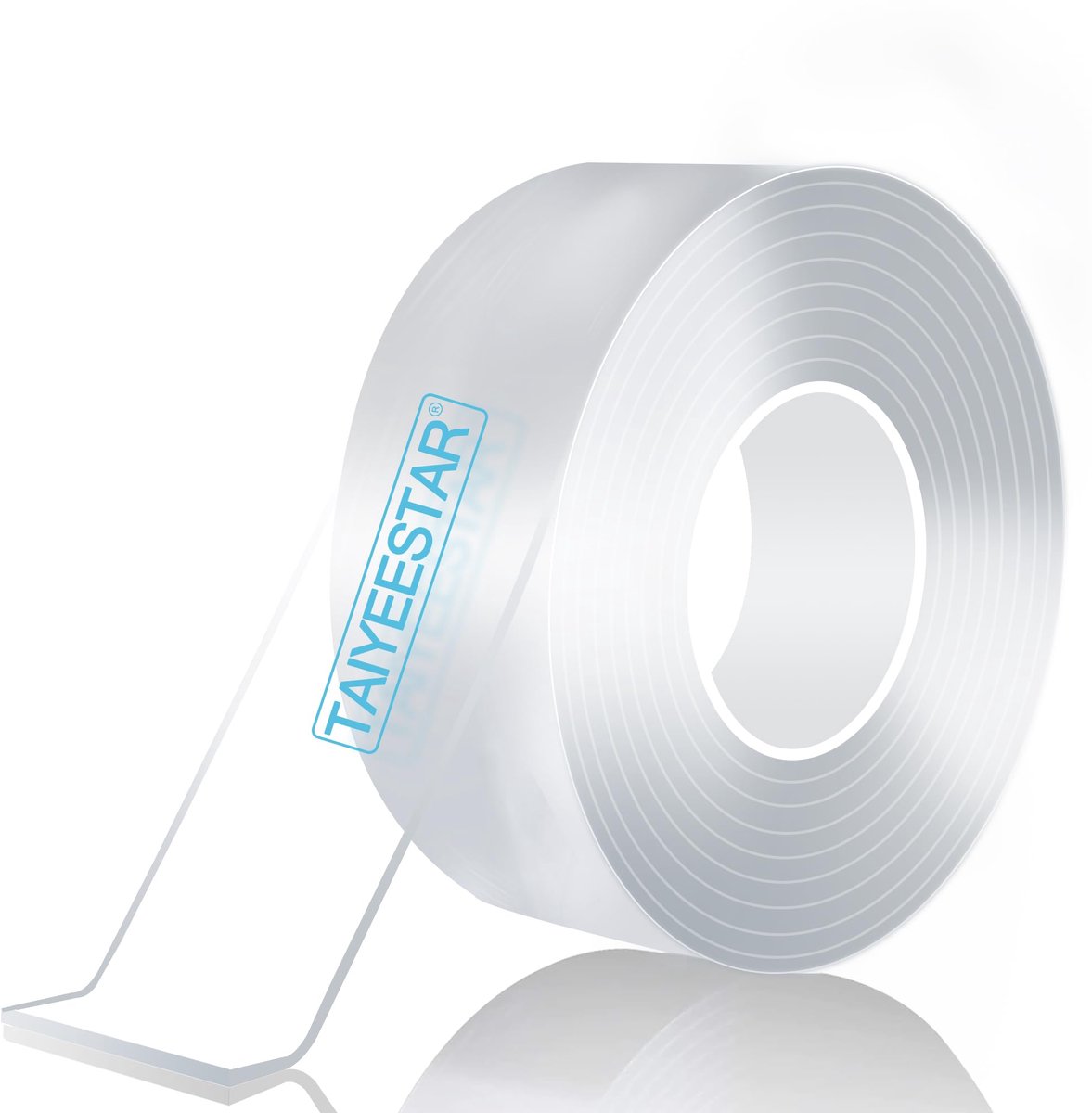 Dubbelzijdig plakband 15 mm - transparant - extra sterk - ideaal voor tapijt en fotowanden - ShopVlot