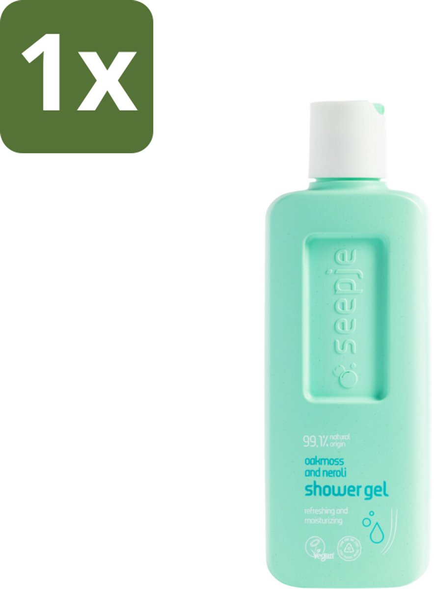 Seepje - Douchegel - Hydraterend & Verfrissend - Eikenmos en Neroli - 300 ml - 1 stuk