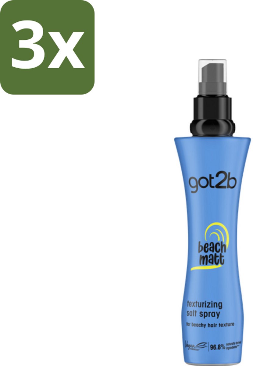 Got2B - Salt Spray - Beach Babe - 200 ml - Bulkverpakking - 3 stuks