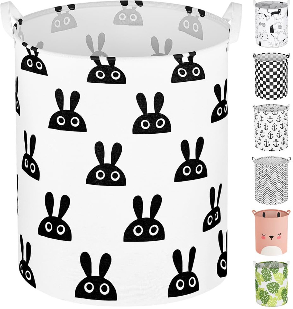 Wasmand opvouwbaar groot - cilindrisch - waterdicht - ideaal voor vuile kleding - ShopVlot
