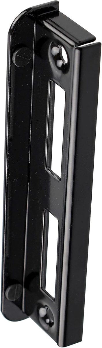 Sluitpale sluitblok 200 mm - zilver - voor links/rechts gebruik - ideaal voor poorten - ShopVlot