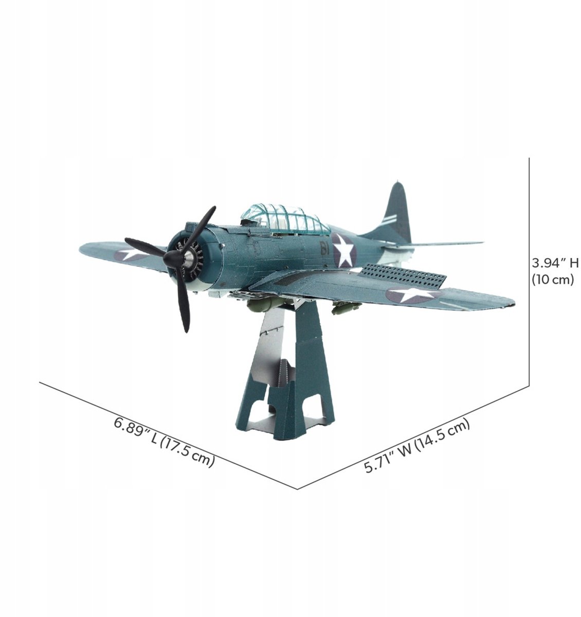 Piececool 3D Metaalmodel Vlietuig SBD Dauntless