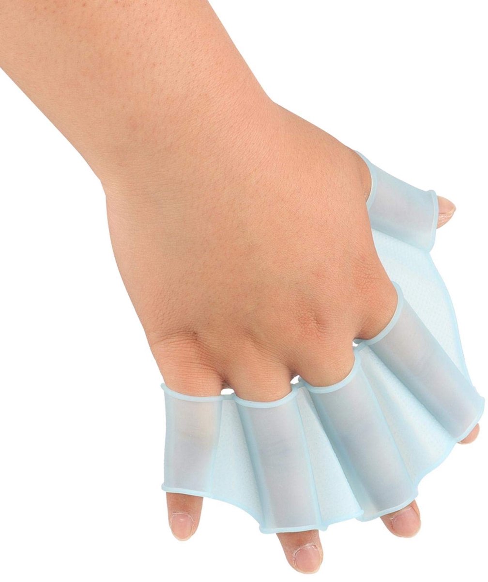 Zwemhandschoenen met vingermouwen voor zwemtraining en wateroefeningen (Medium)