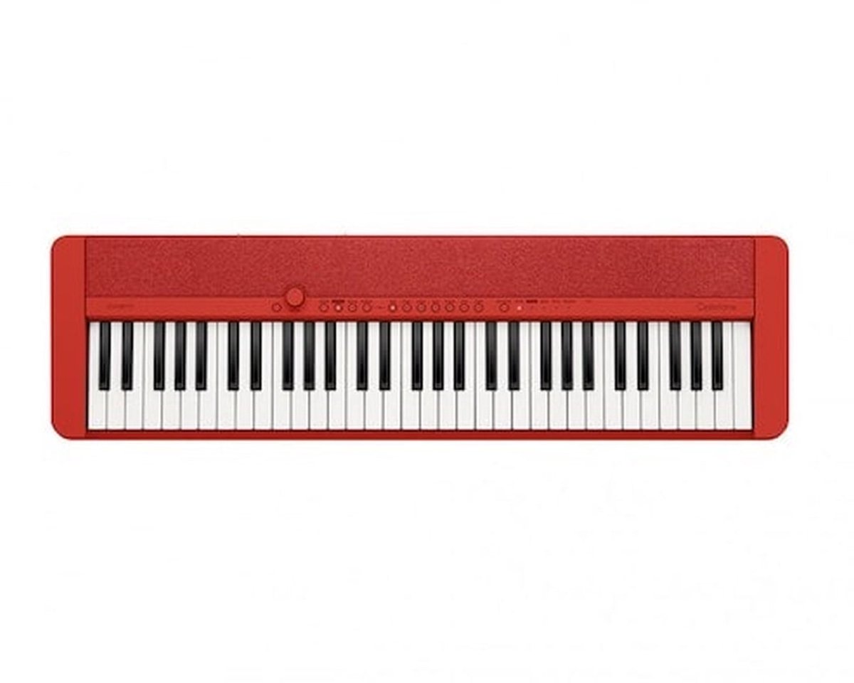 Bol.com Casio CT-S1 Rood - Beginners Keyboard - 5 octaven - inclusief adapter aanbieding