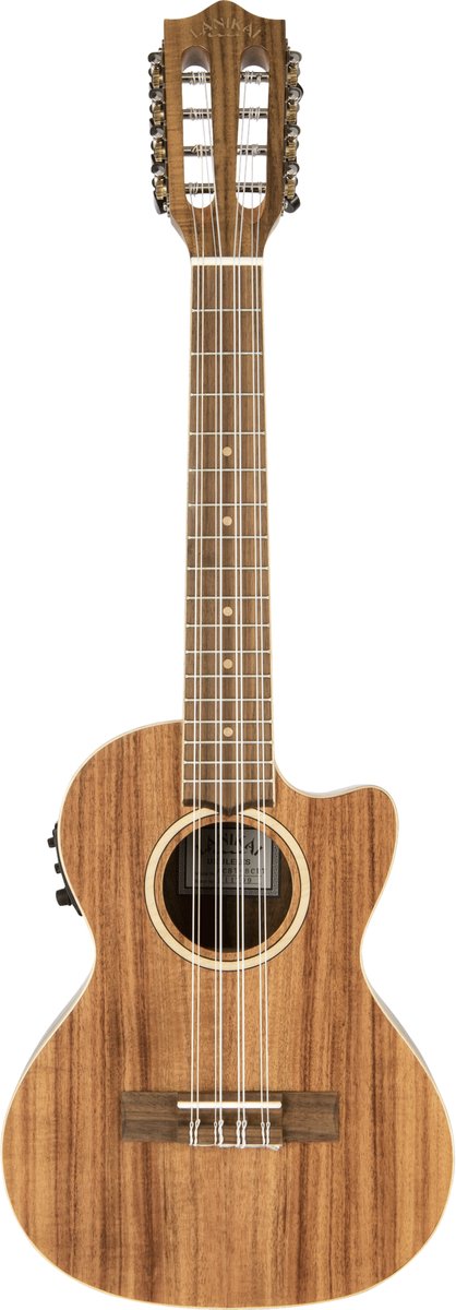 LANIKAI LKUACST-8CET Tenorukelele, Acacia Solid Top-serie, 8 snaren, tas