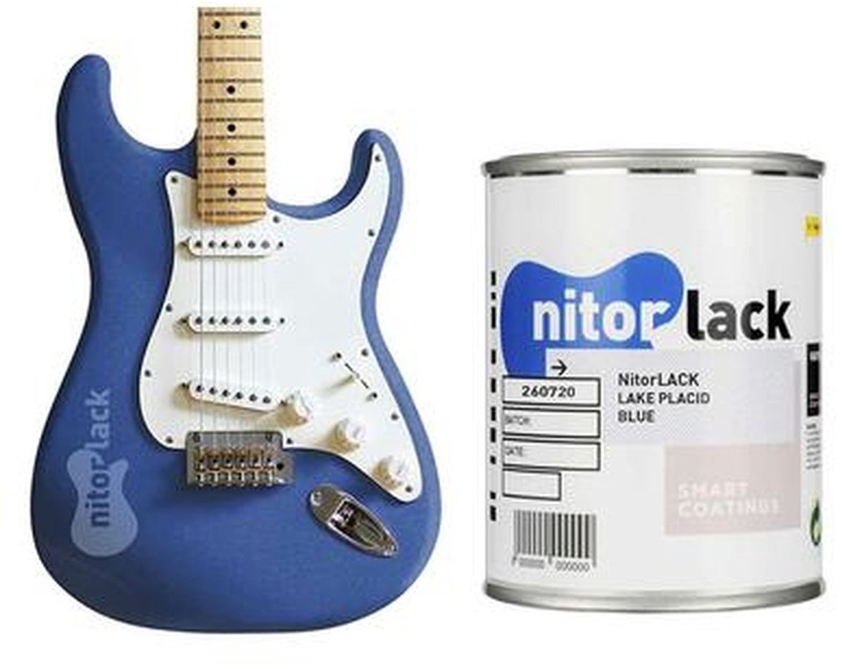 NitroLACK Nitrocellulose Lak - Metallic Placid Blauw voor Gitaar