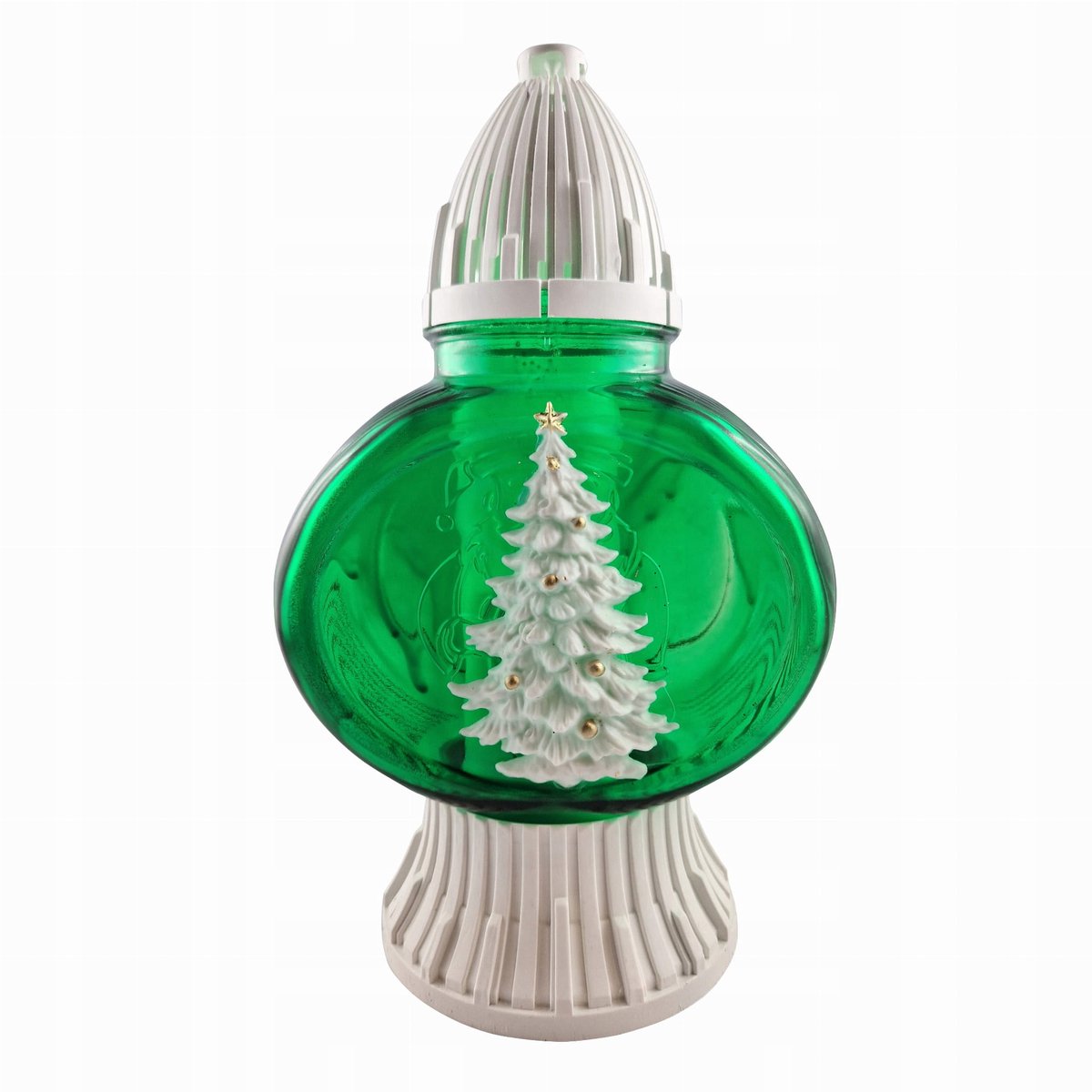 Groene Kerstboom Znicz Ovaal 25 cm