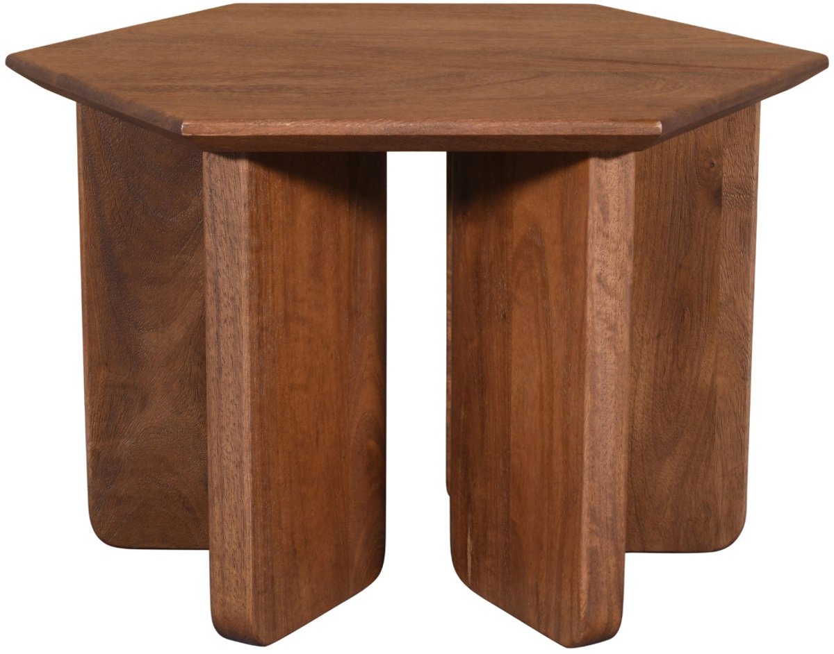 DÉJA Living Salontafel Martos - Donkerbruin Mangohout - 60x60x38cm