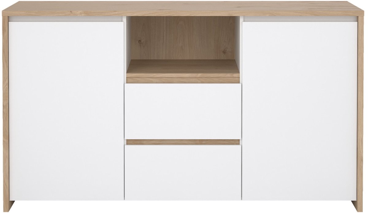 Giga Living Dressoir Jackson - Wit Hoogglans - 149x48x84cm