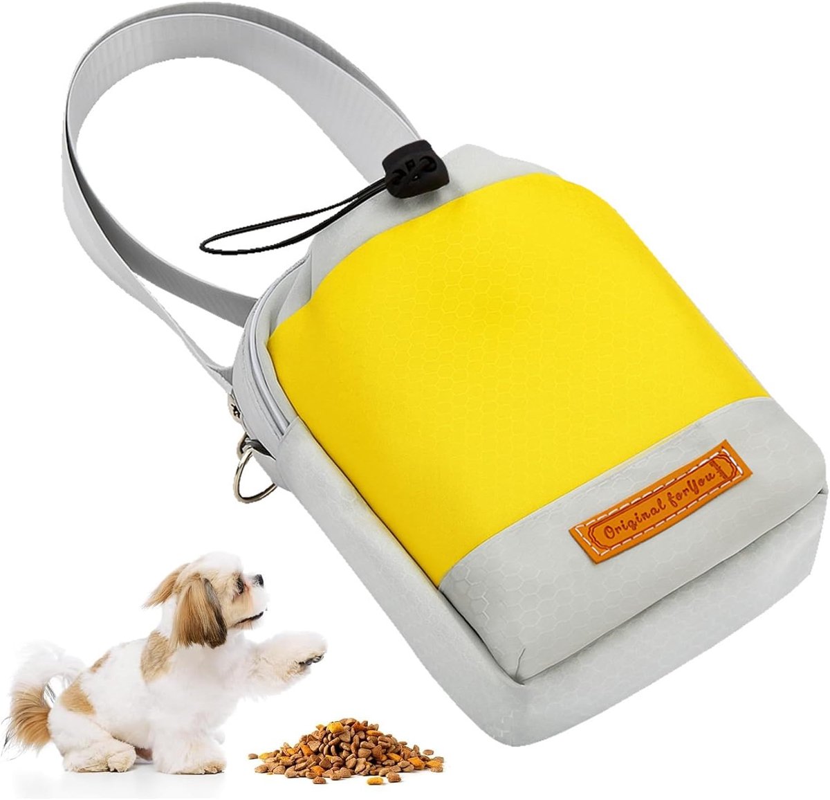 Waterdichte lekkernijstas voor honden - met meerdere zakken - speciaal vak voor drinkflessen - ideaal voor training - ShopVlot
