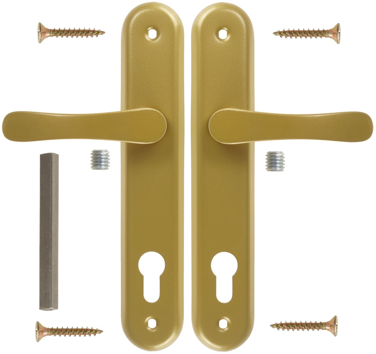 Deurklink Goud 90mm Binnendeur - Aluminium & Staal